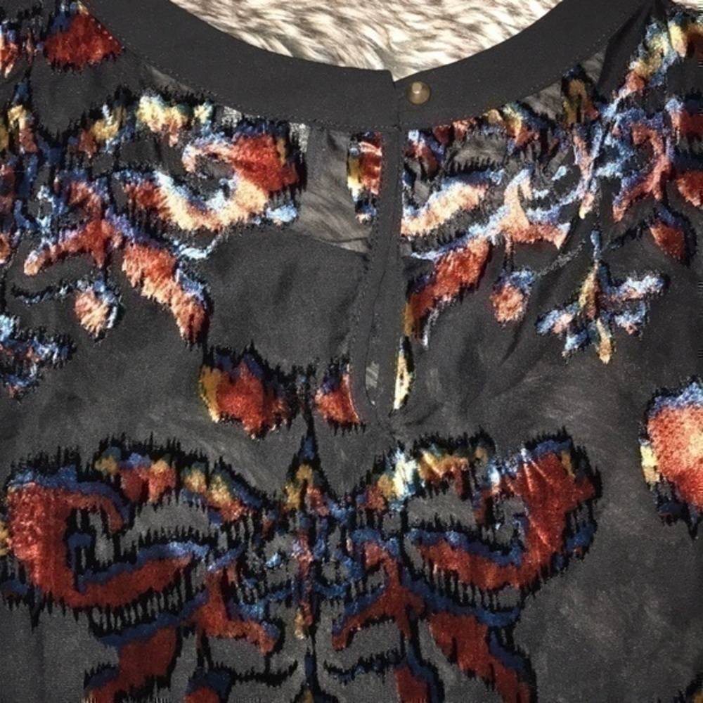 Uec Astr Tank. Chiffon With Velour Pattern Detail… - image 7